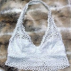 Aerie Lace Halter Bra